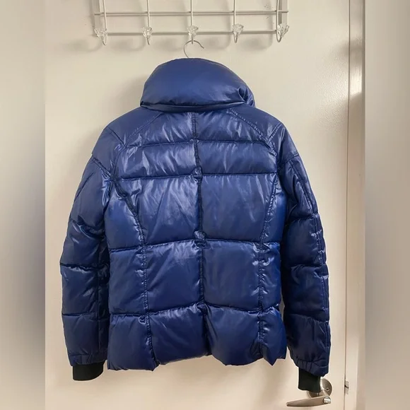 Blue puffer jacket - Picture 4 of 5